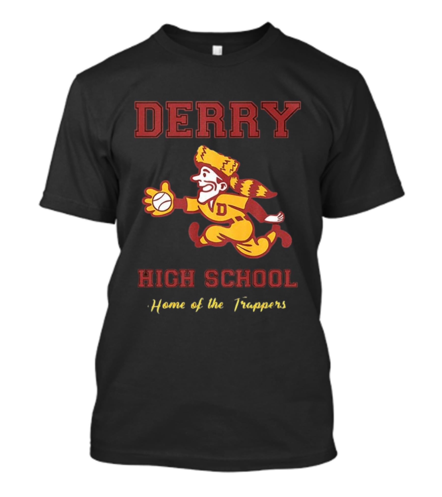 Derry High School Home Of The Trappers Baseball Running T-Shirt