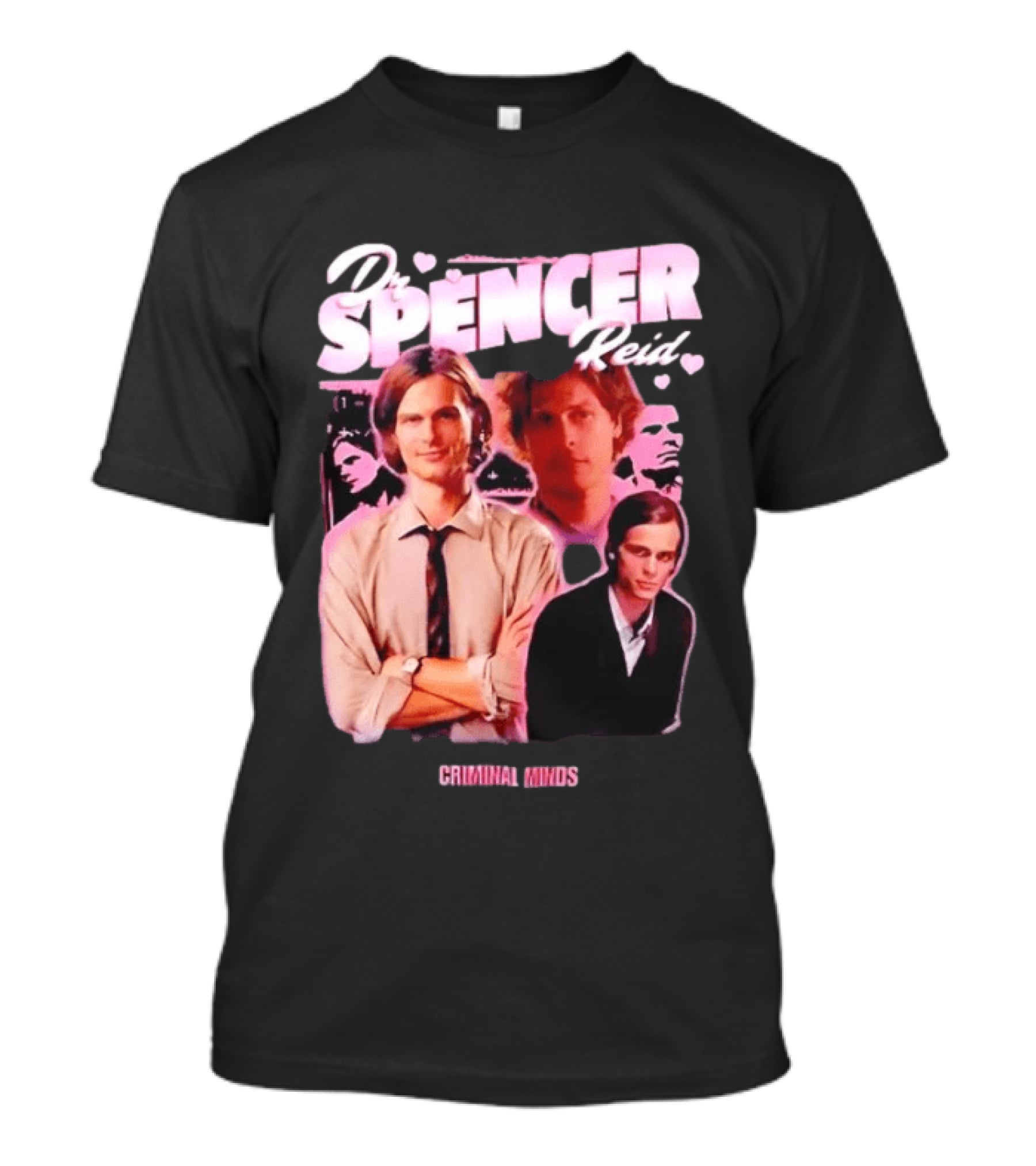 Dr Spencer Reid Criminal Minds Heart T-Shirt