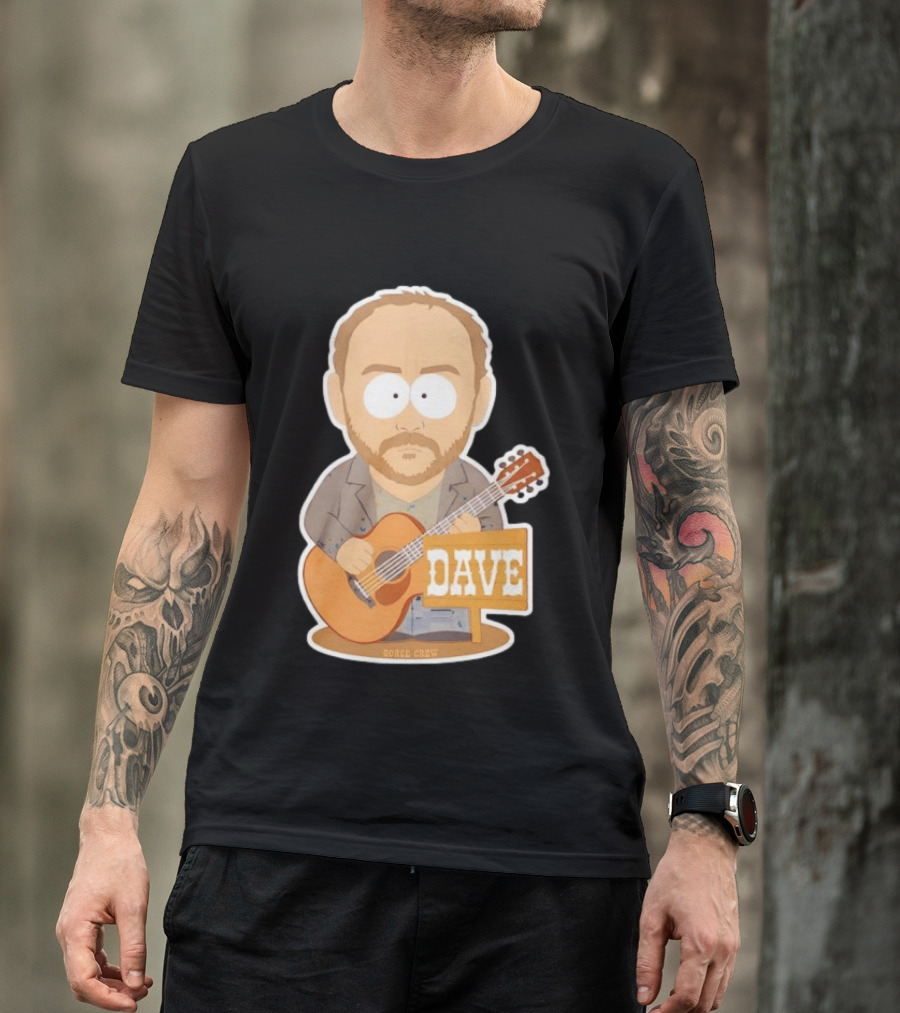 South Park Dave Matthews Band Gorge Crew 2025 Dave Guitar T-Shirt