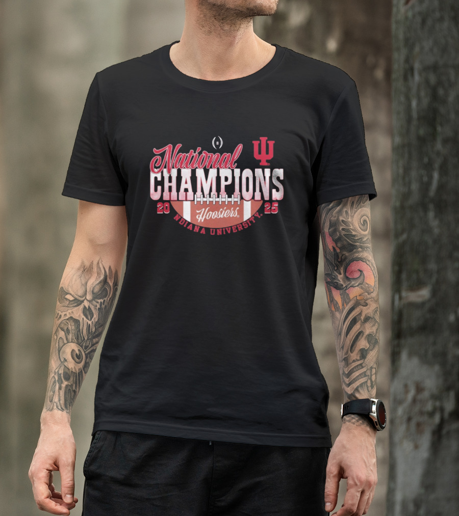 Indiana Hoosiers National Champions 2025 Indiana University Football T-Shirt