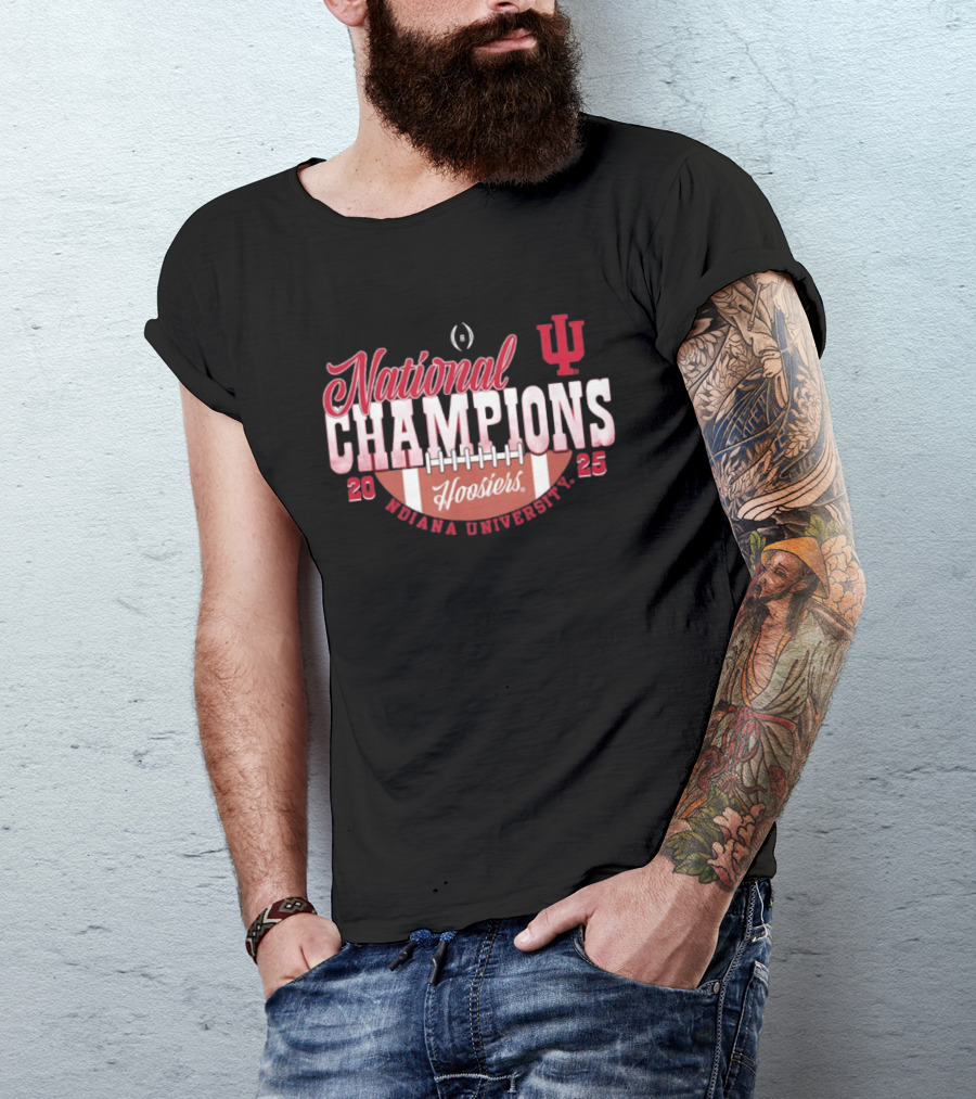 Indiana Hoosiers National Champions 2025 Indiana University Football T-Shirt