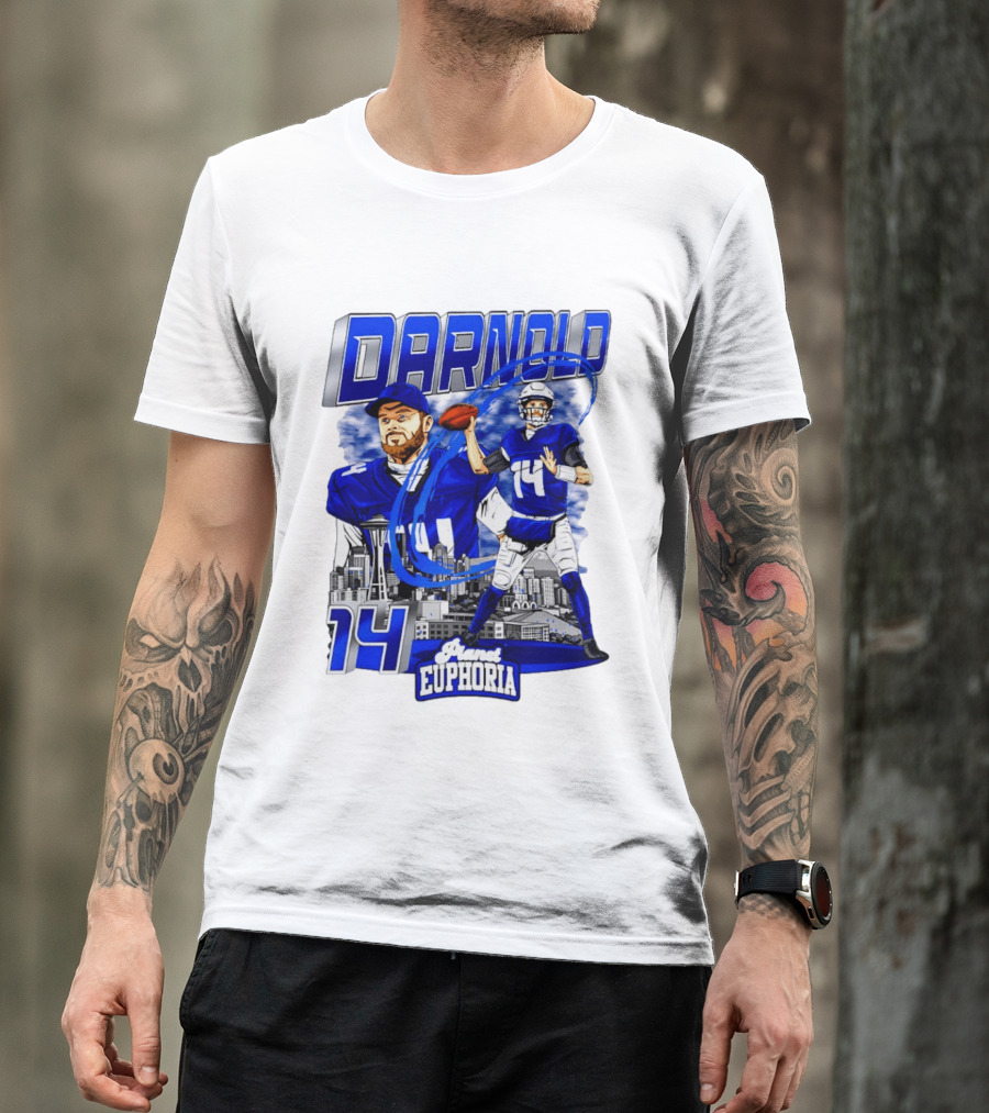 Darnold 14 Seattle Skyline Brand Euphoria T-Shirt
