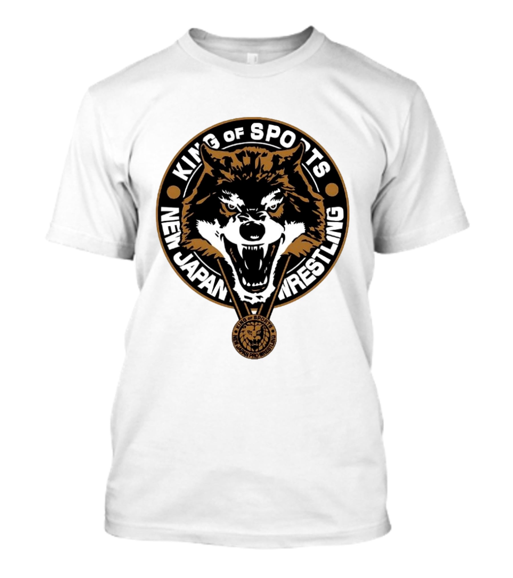 King Of Sports New Japan Pro Wrestling Wild Wolf T-Shirt