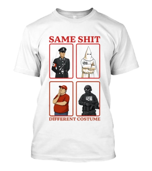 Same Shit Different Costume Anti Coward Ice T-Shirt