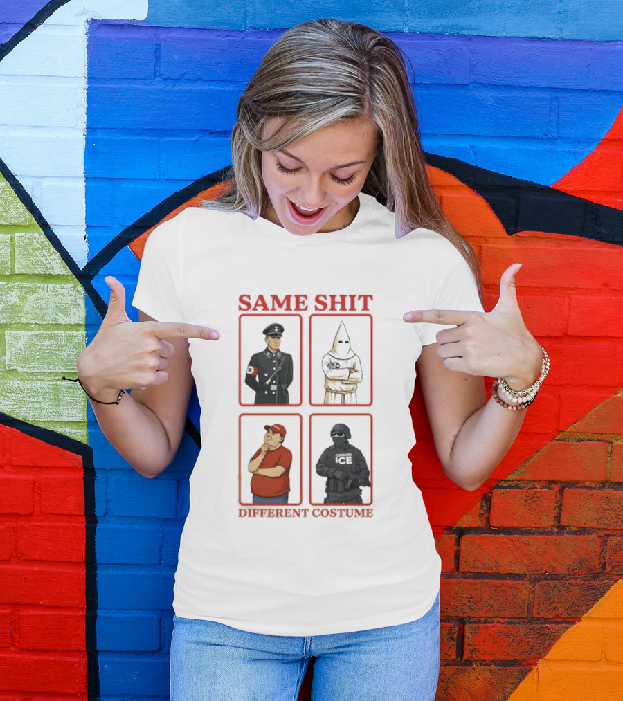 Same Shit Different Costume Anti Coward Ice T-Shirt
