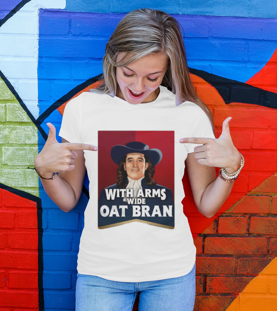 With Arms Wide Oat Bran Quaker T-Shirt