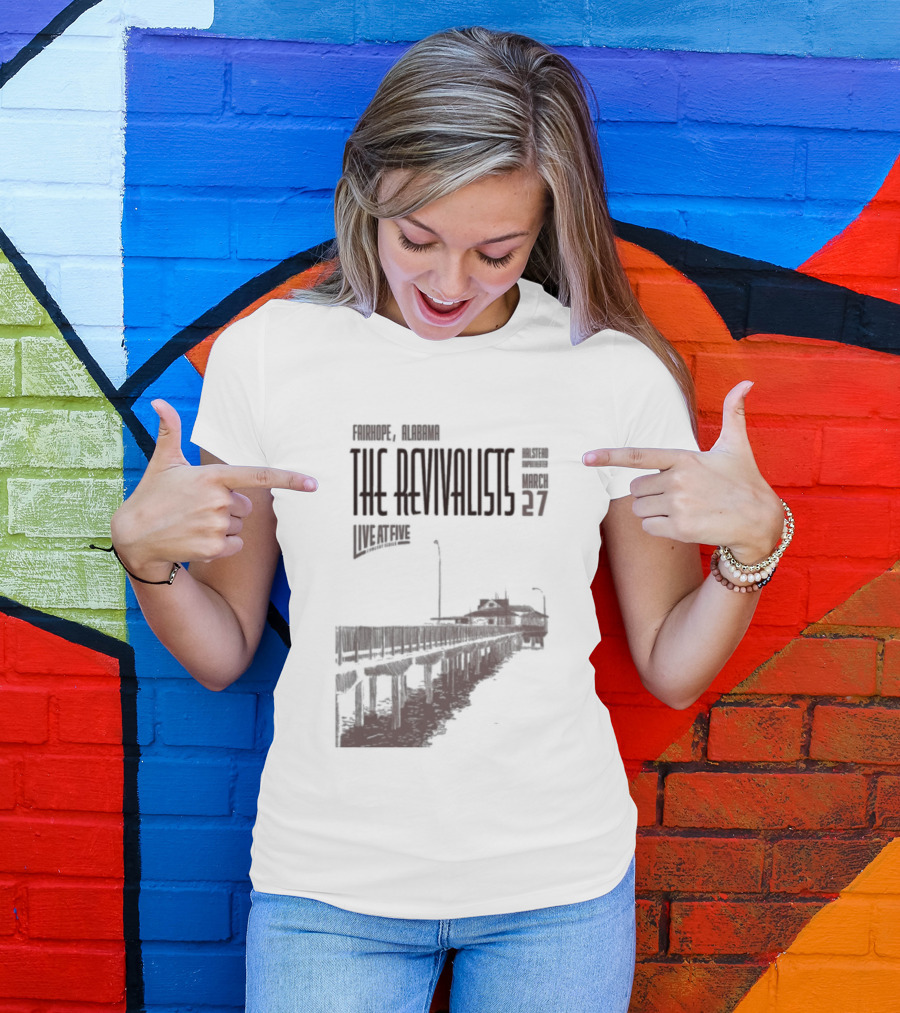 The Revivalists March 27 2026 Fairhope Alabama Steamboat T-Shirt