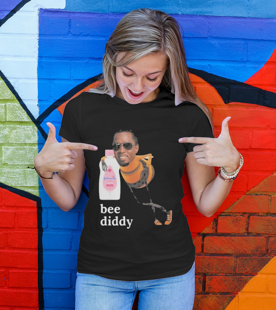 Bee Diddy Sean Combs Baby Oil Johnson's T-Shirt
