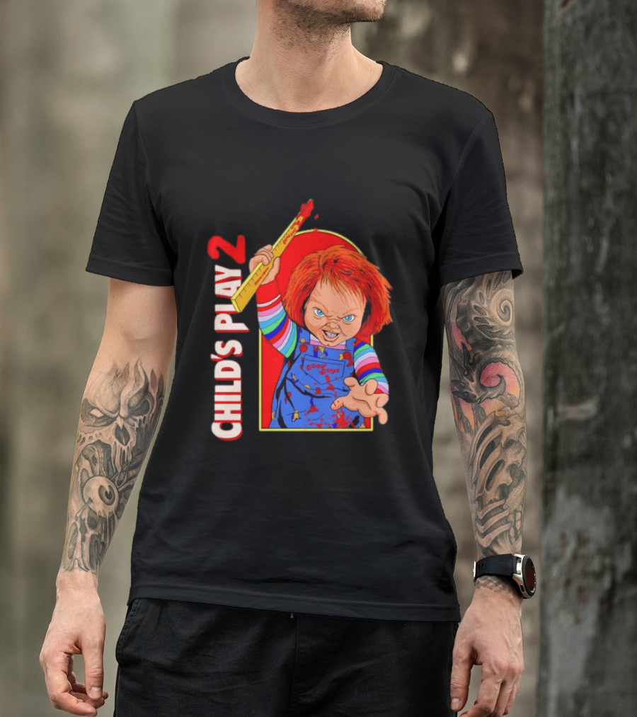 Child's Play 2 Chucky Good Guys Ruler T-Shirt