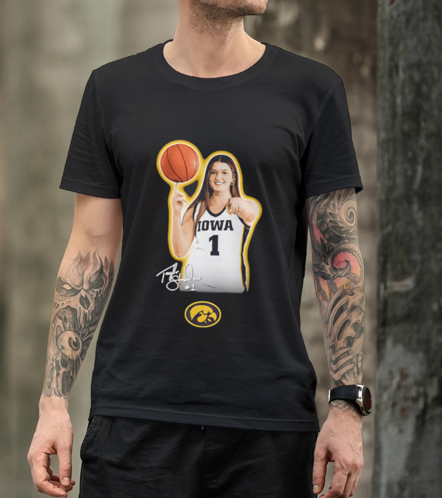 Taylor Stremlow Iowa Hawkeyes Basketball #1 T-Shirt
