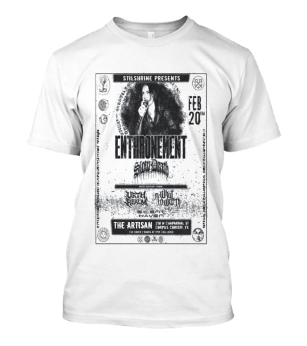 Enthronement Corpus Christi TX February 20 2026 Artisan Distilleries Event T-Shirt
