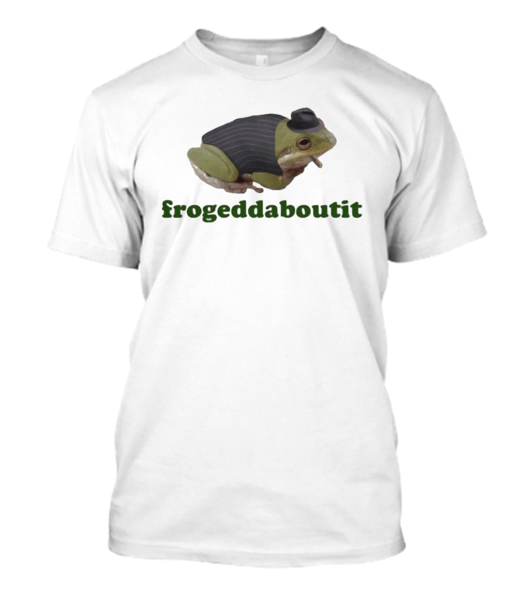 Frogeddaboutit Frog In Suit And Hat T-Shirt
