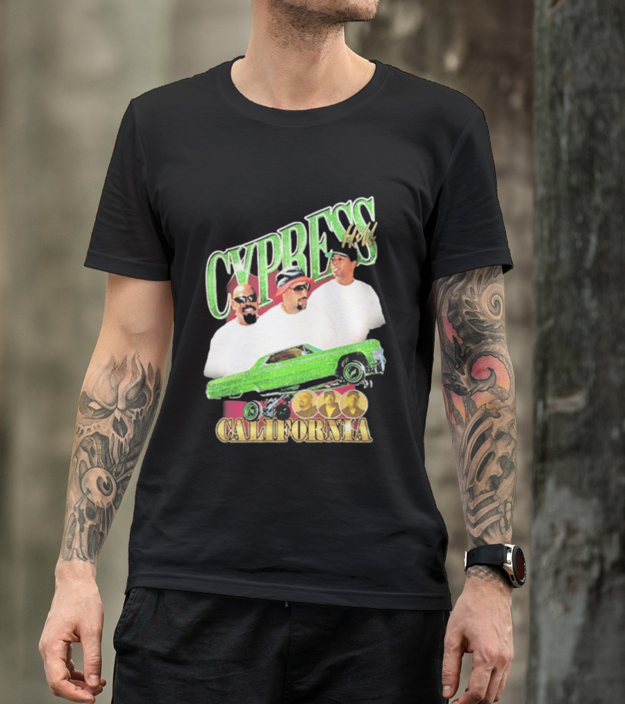 Cypress Hill California Lowrider Urban Style Hip Hop T-Shirt