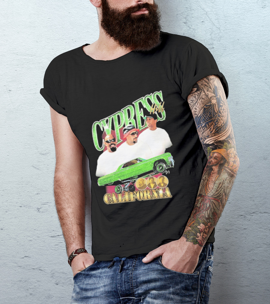 Cypress Hill California Lowrider Urban Style Hip Hop T-Shirt