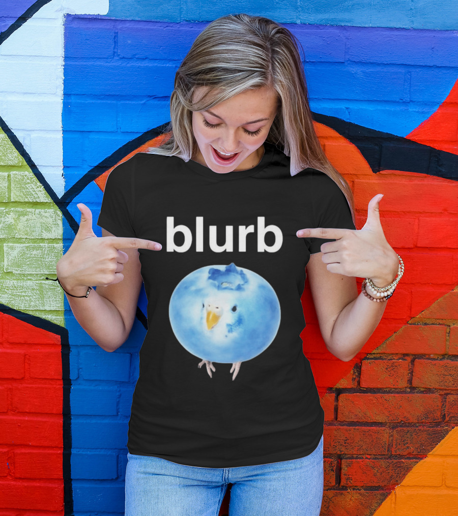 Blurb Bluebird Blueberry Fusion T-Shirt