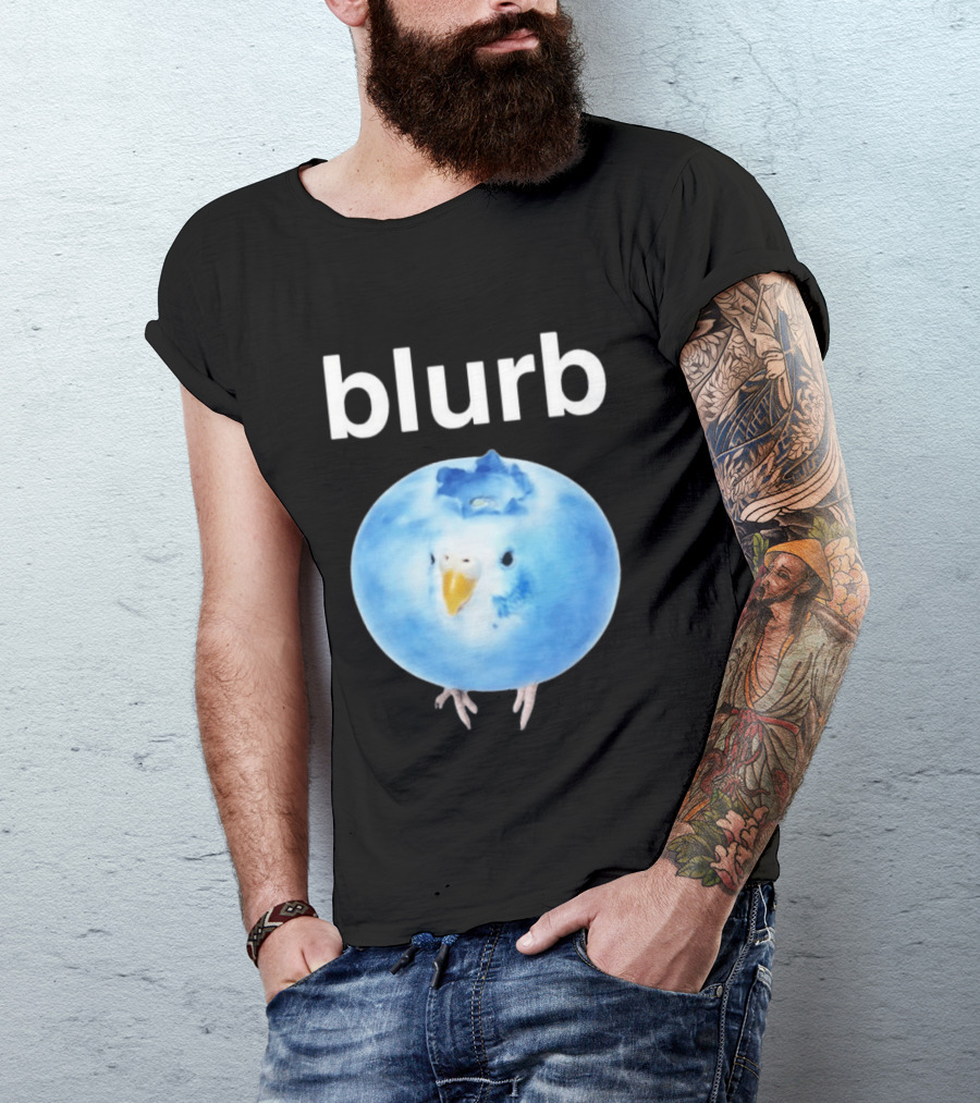 Blurb Bluebird Blueberry Fusion T-Shirt