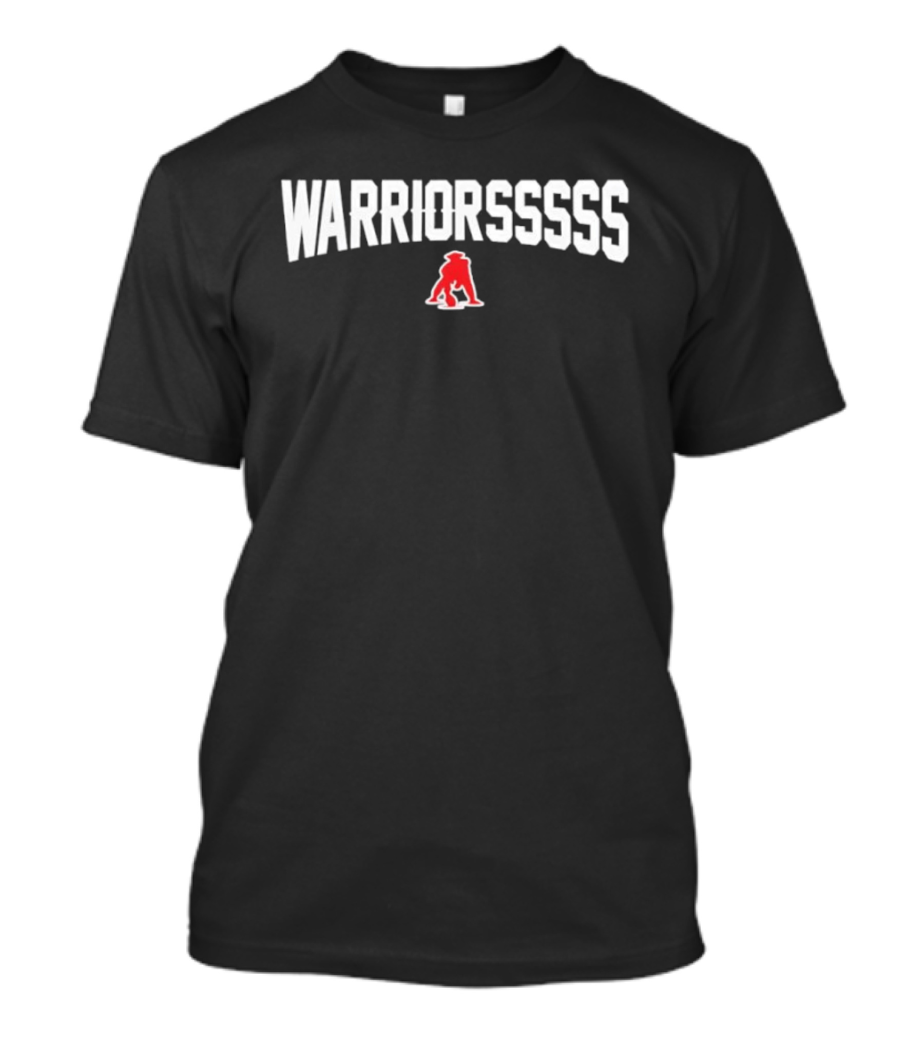 WARRIORSSSSS NE Patriot Red T-Shirt