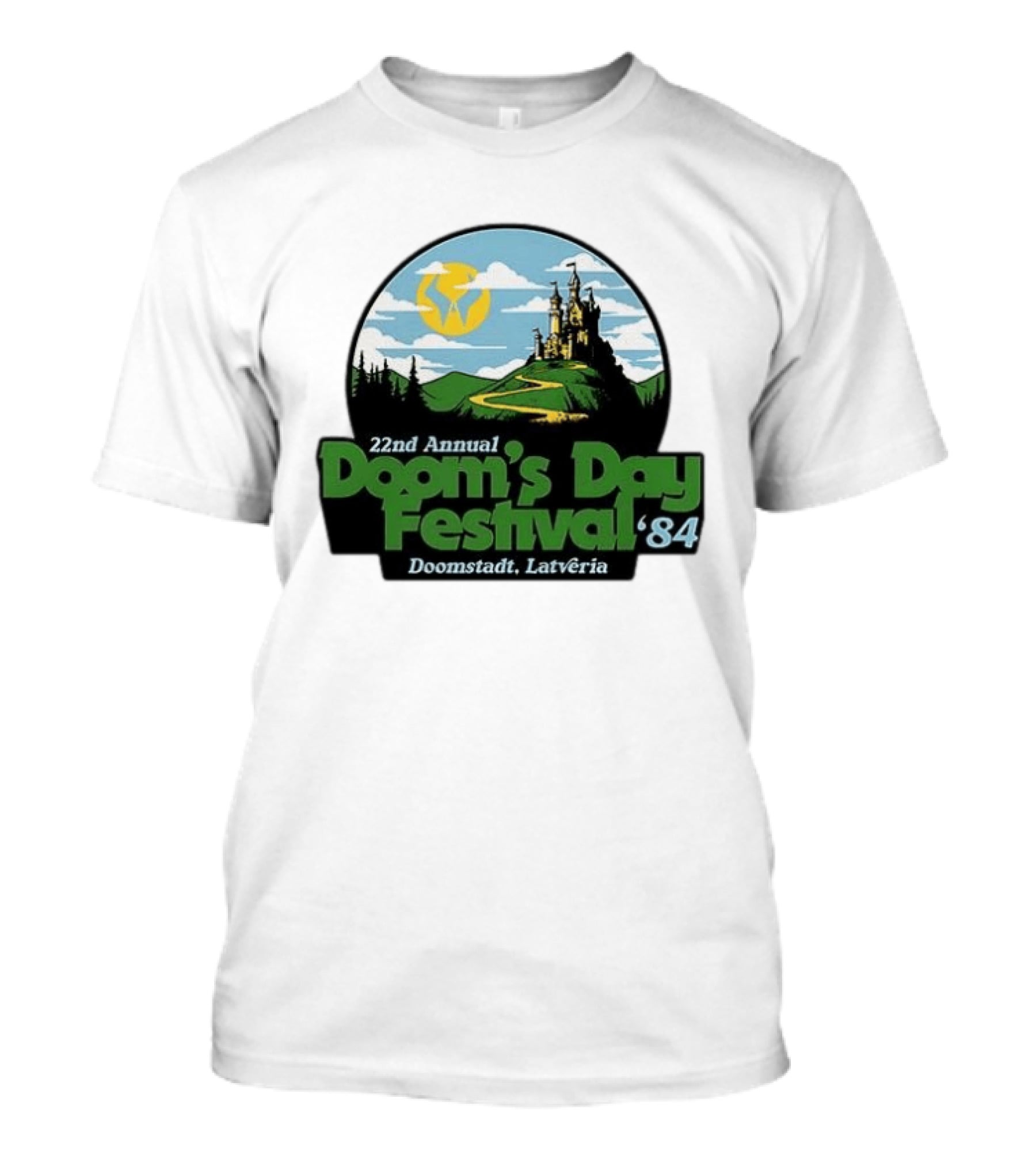 22nd Annual Doom's Day Festival '84 Doomstadt Latveria Event T-Shirt