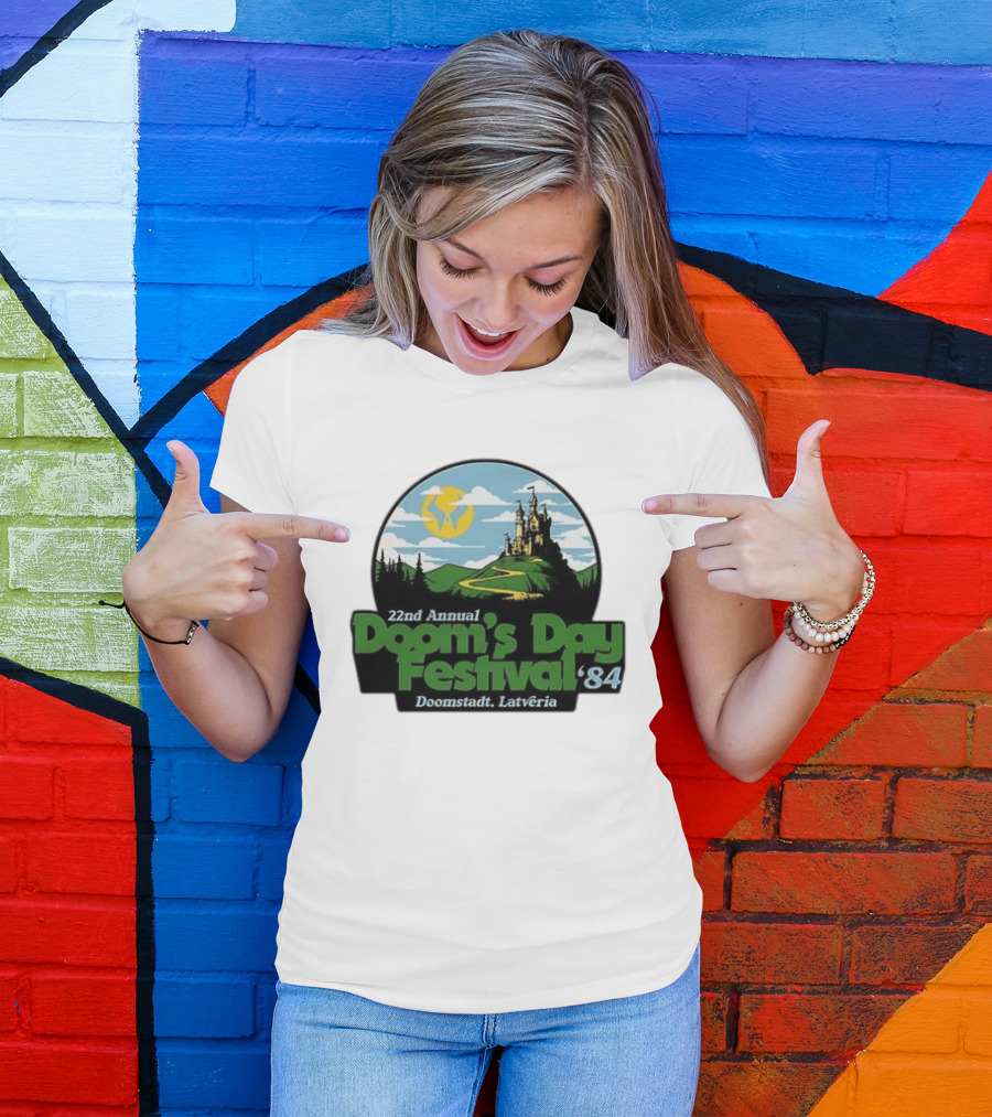 22nd Annual Doom's Day Festival '84 Doomstadt Latveria Event T-Shirt