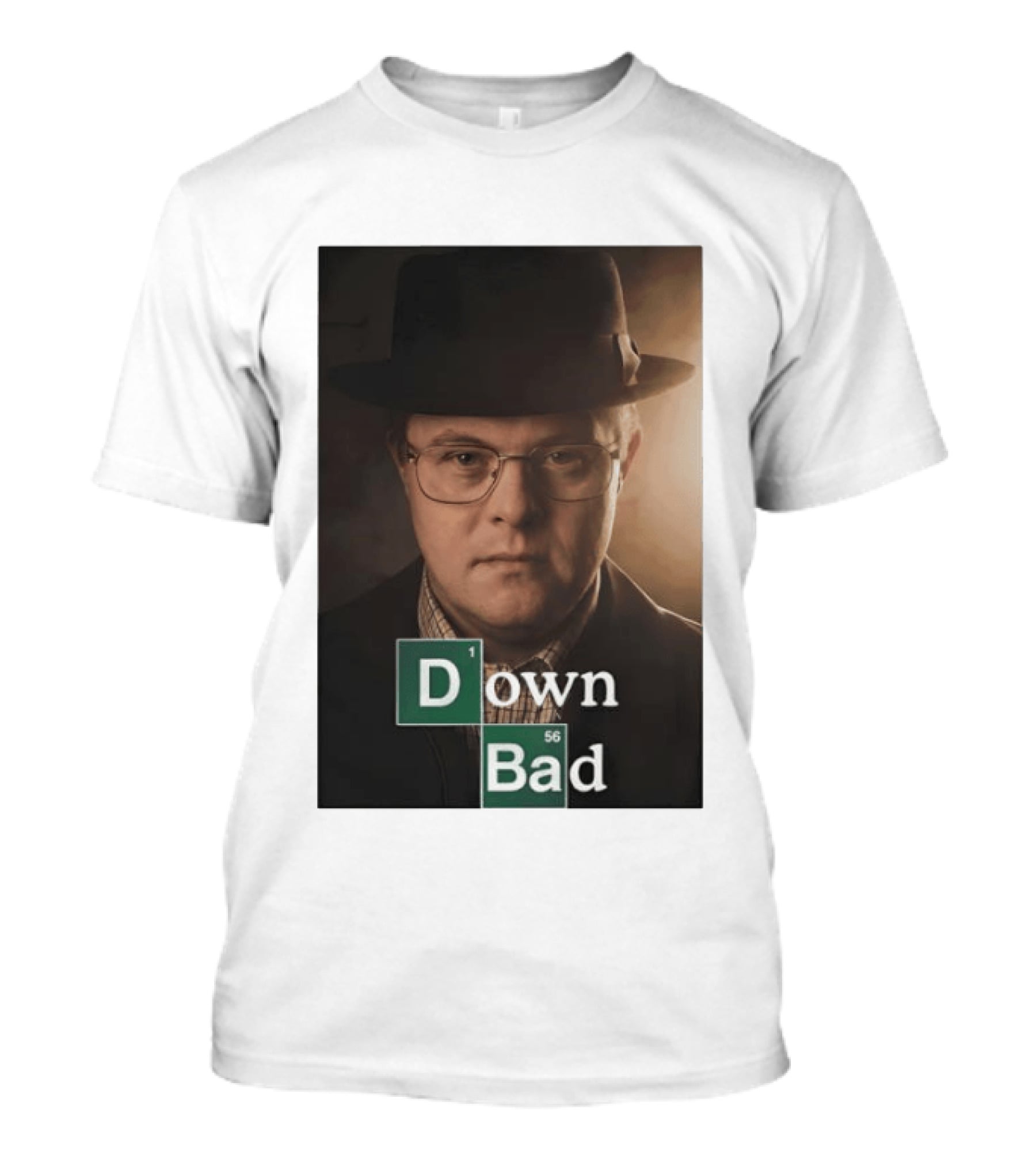Down Bad Walter Chemistry Parody Breaking Series T-Shirt