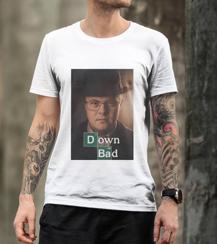 Down Bad Walter Chemistry Parody Breaking Series T-Shirt