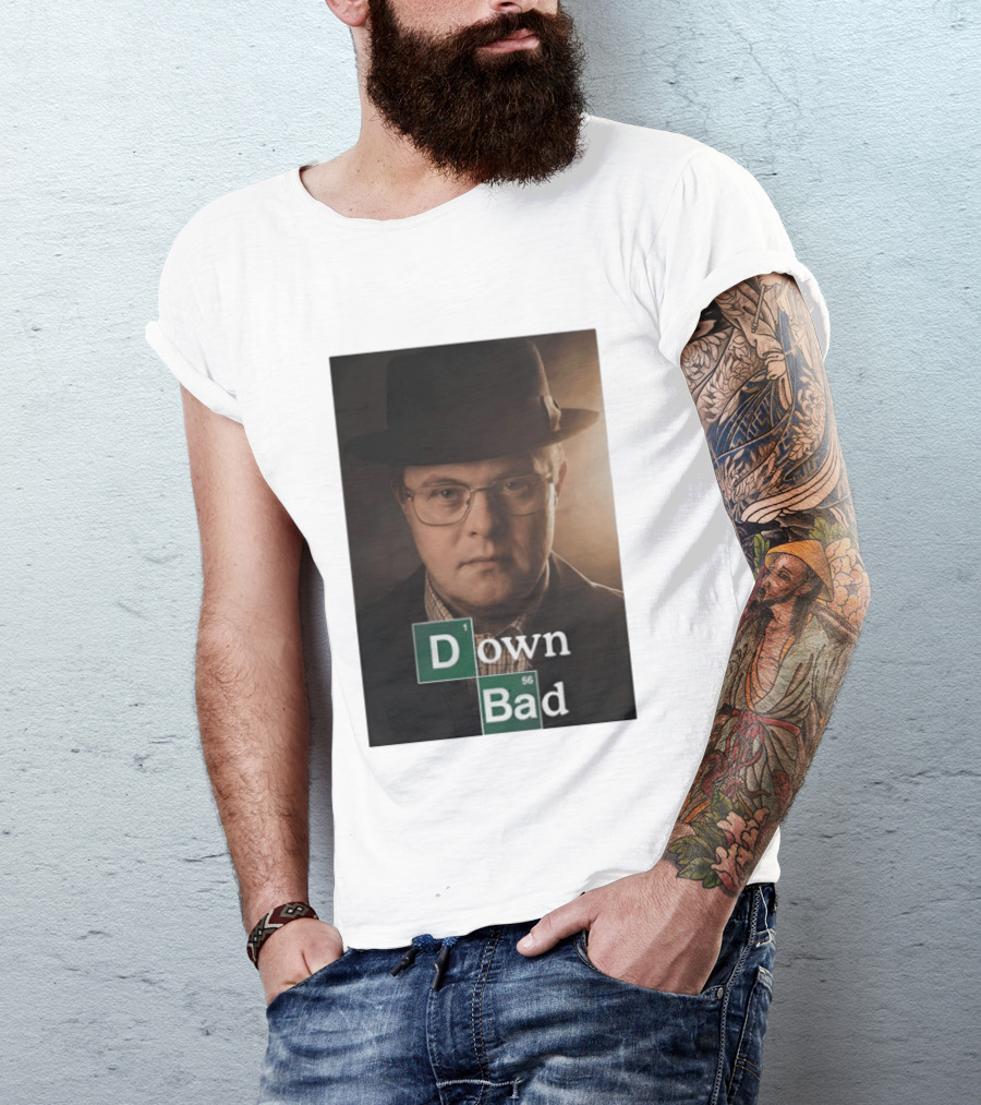 Down Bad Walter Chemistry Parody Breaking Series T-Shirt