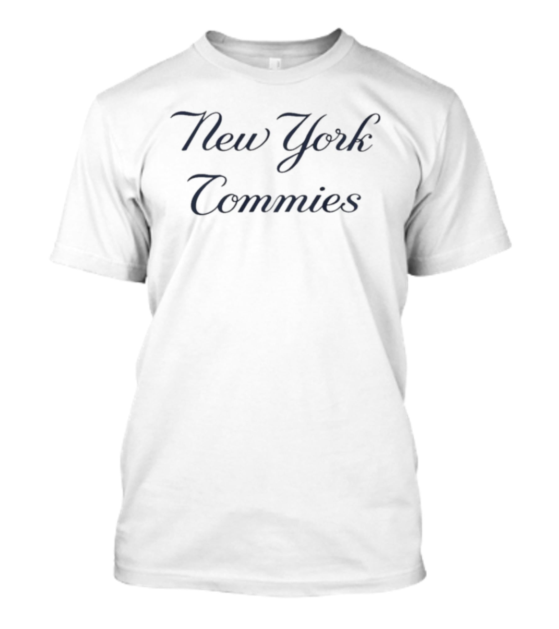 New York Commies Retro Script T-Shirt