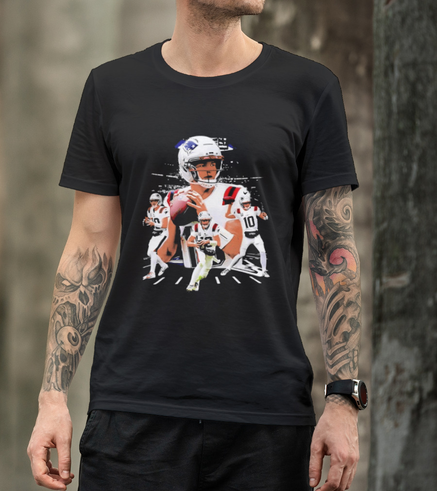 Drake Maye 2026 Highlights Football Quarterback Moments T-Shirt