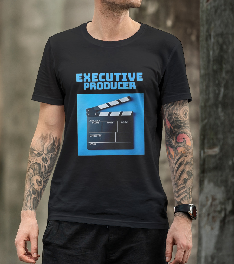 Executive Producer Clapper Board Iconic Movie Director T-Shirt