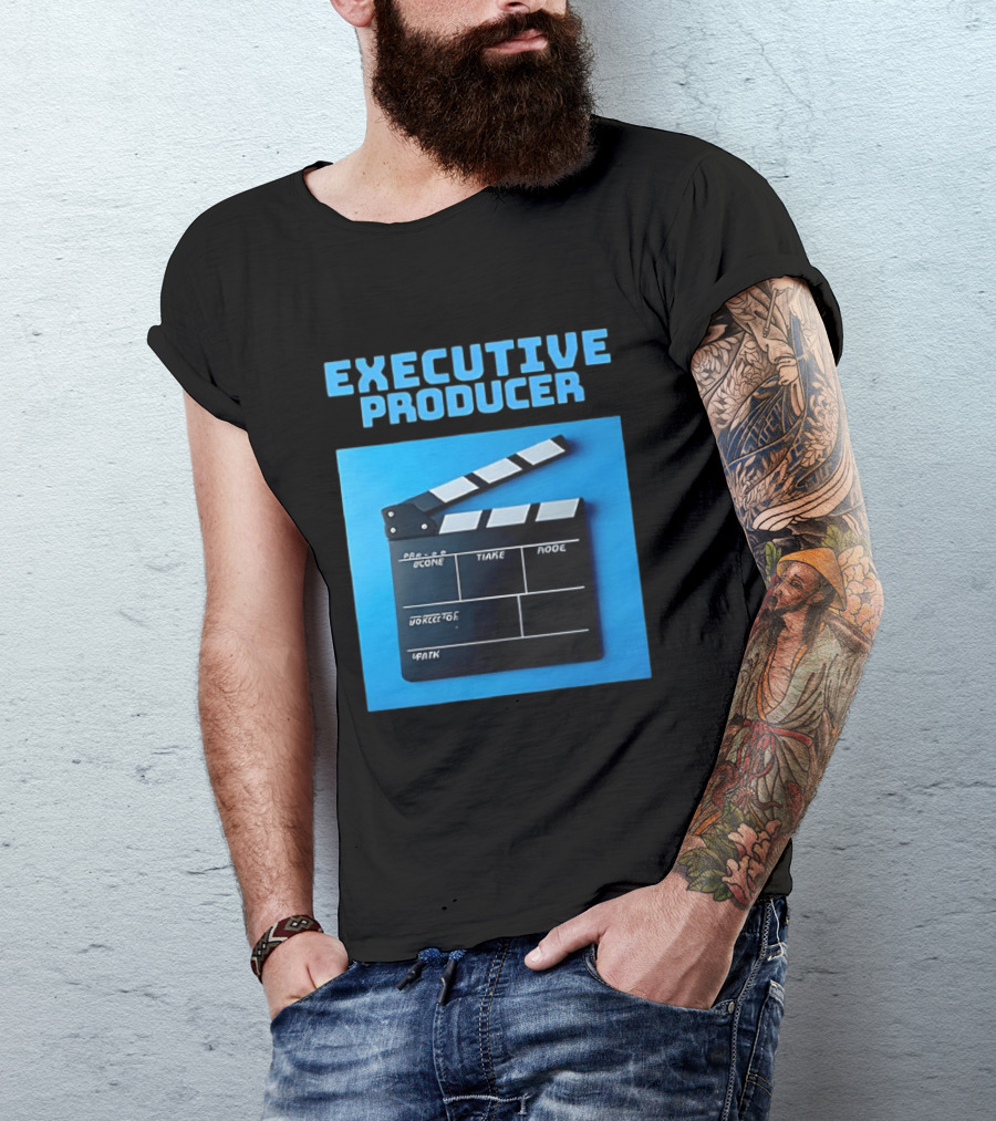 Executive Producer Clapper Board Iconic Movie Director T-Shirt