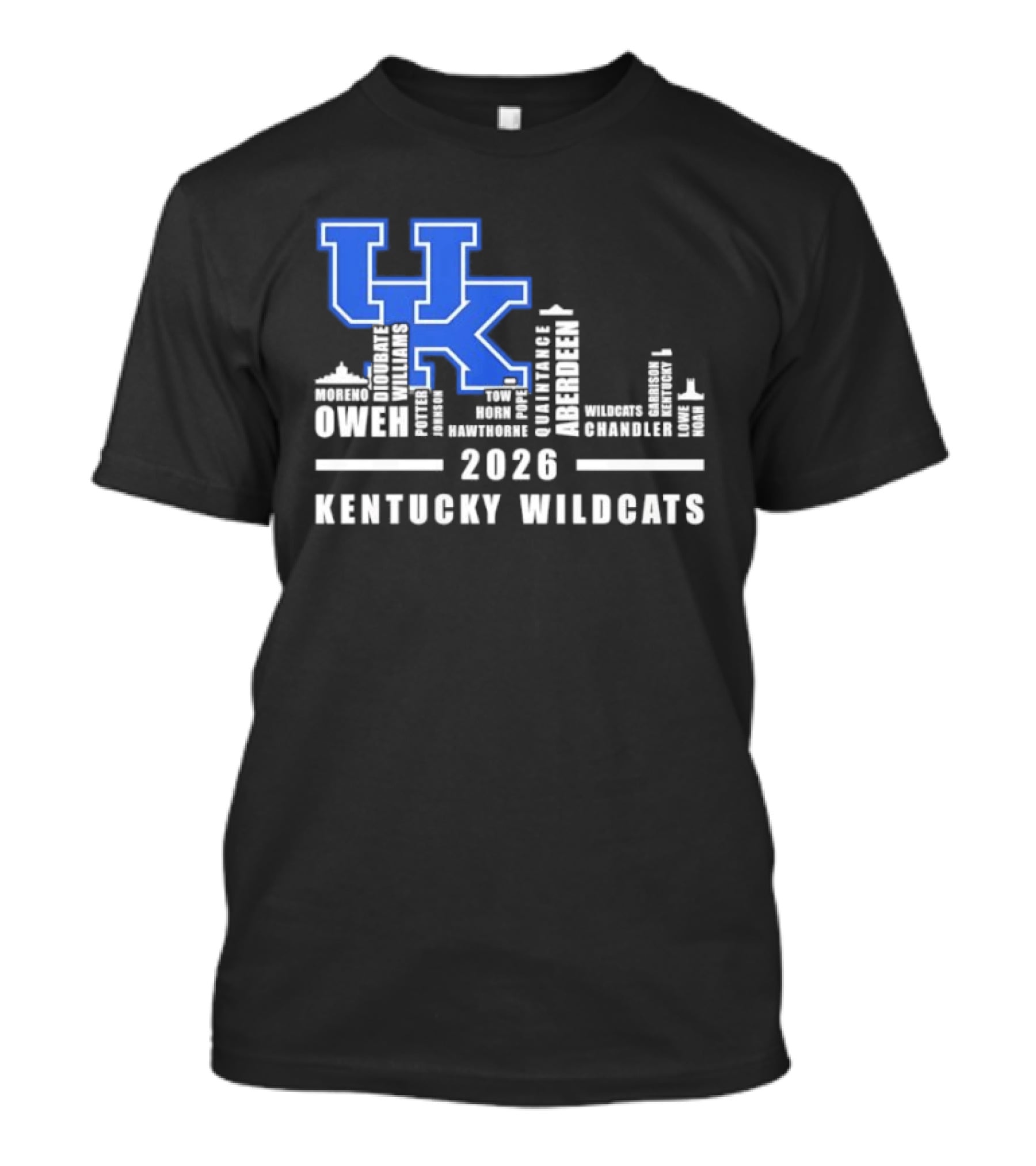 Kentucky Wildcats UK Logo 2026 Skyline Owen Players T-Shirt