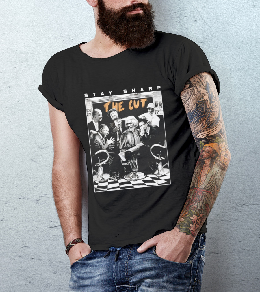 Stay Sharp The Cut Black Barbershop Legends T-Shirt