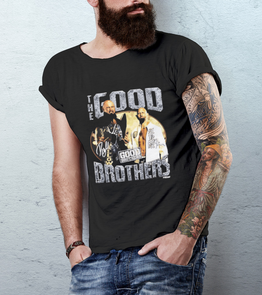 The Good Brothers Built Different Wrestling Signature Series T-Shirt