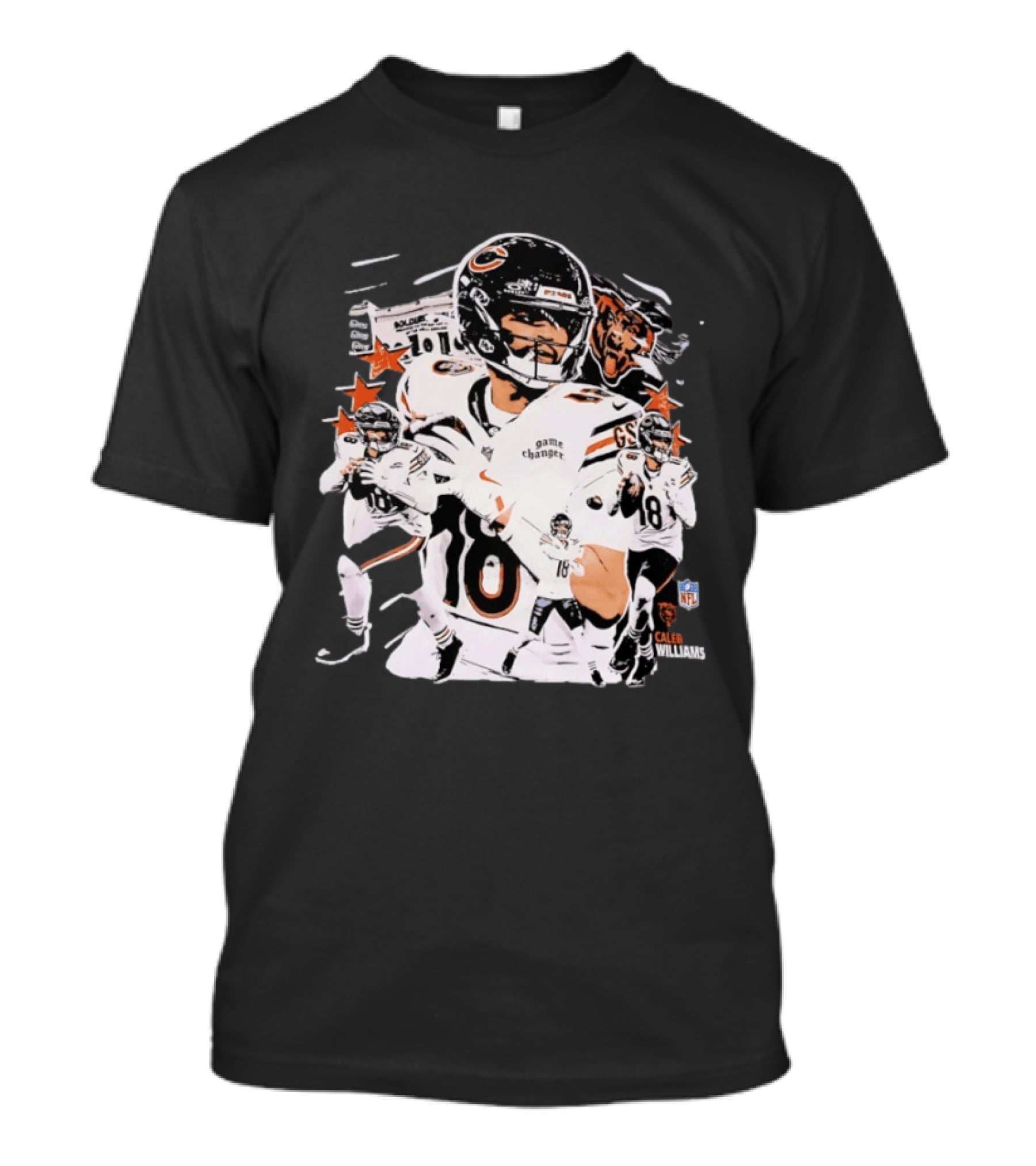 Caleb Williams Chicago Bears Game Changer NFL Soldier Field Bears T-Shirt