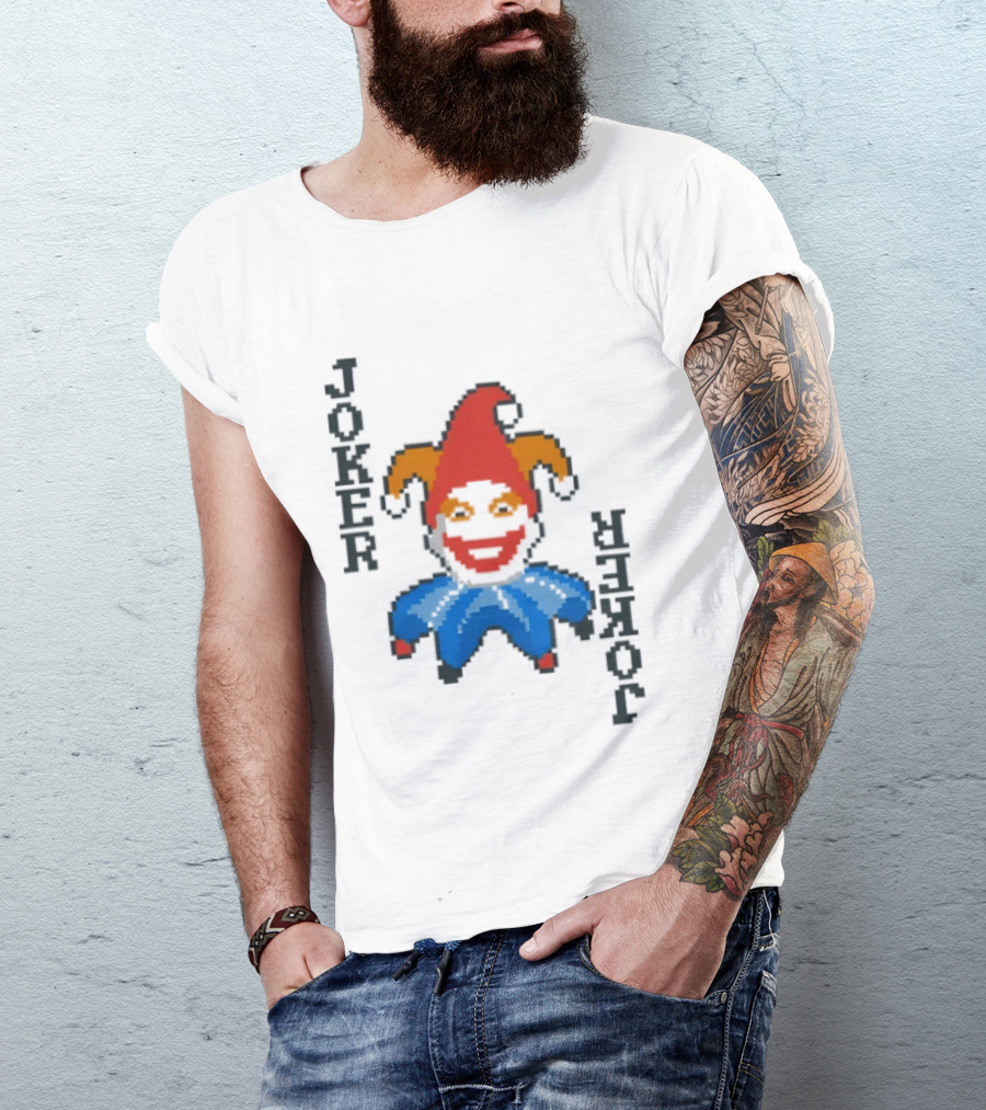 Balatro's Pixel Art Jimbo Jester Joker T-Shirt