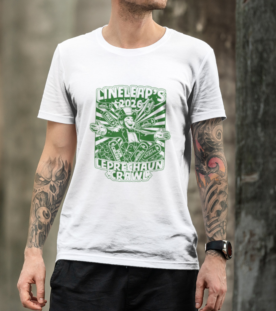 Lineleap's 2026 Leprechaun Crawl T-Shirt