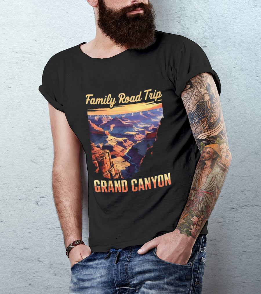 Family Road Trip Grand Canyon National Park Adventure T-Shirt
