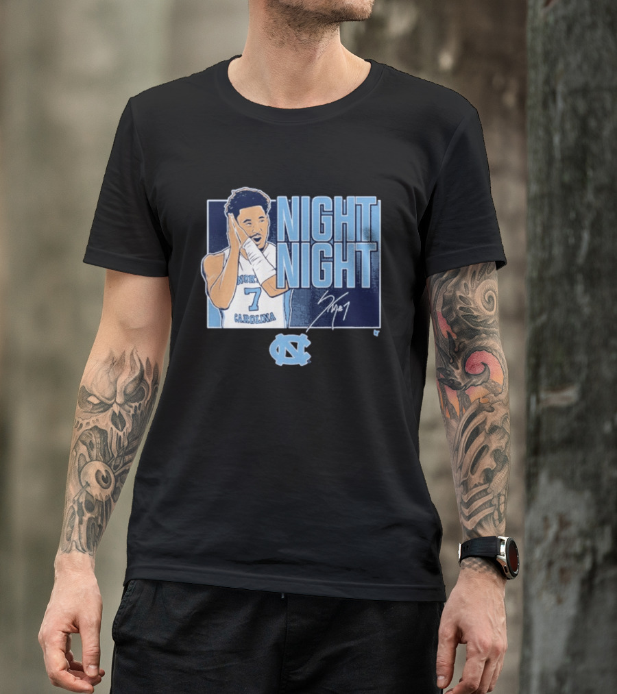 Seth Trimble Night Night North Carolina Tar Heels Basketball UNC T-Shirt