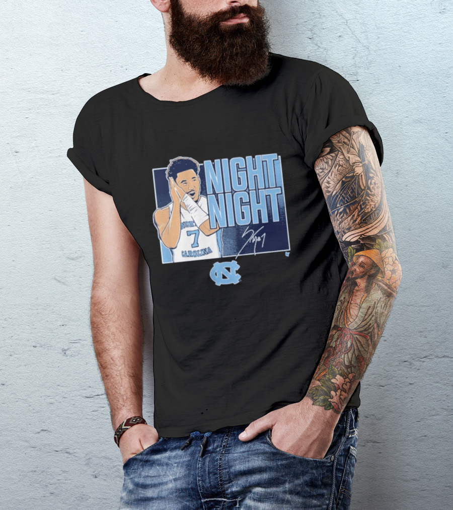 Seth Trimble Night Night North Carolina Tar Heels Basketball UNC T-Shirt
