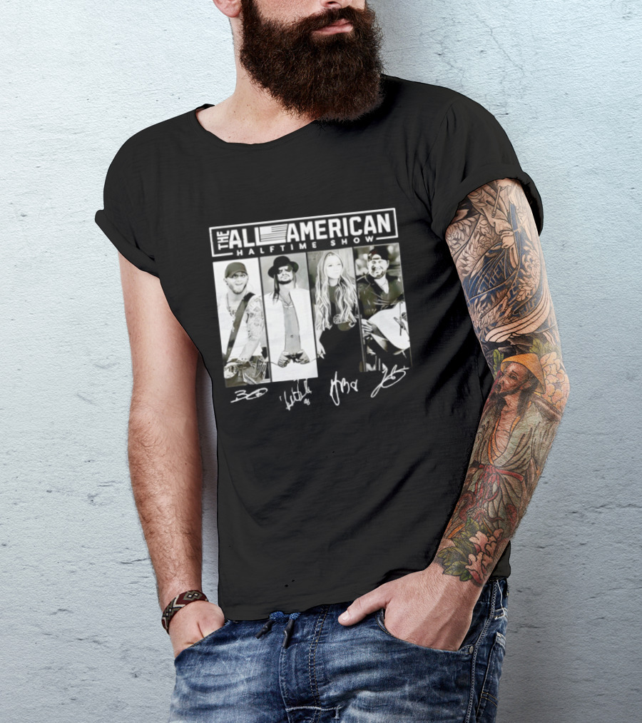 The All American Halftime Show Brett Watkins Miranda Toby Signature Collection T-Shirt
