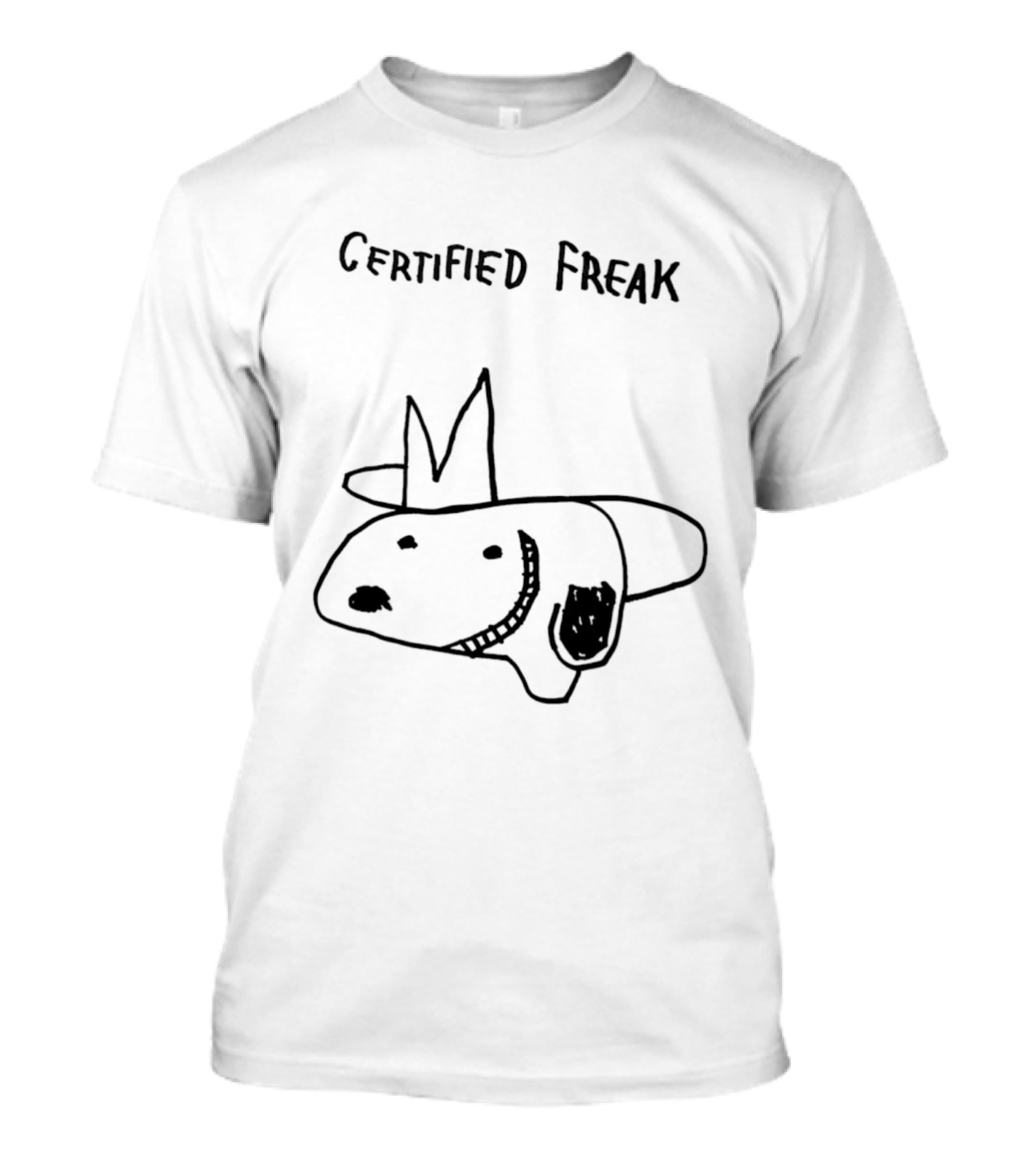 Certified Freak Snoopy Drawing Meme T-Shirt