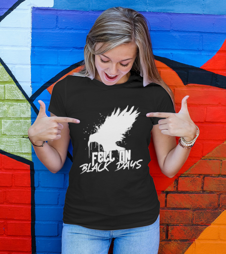 Fell On Black Days Raven Bird T-Shirt