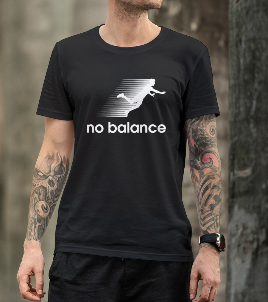 No Balance Soccer Player Speed Line Motion 26 T-Shirt