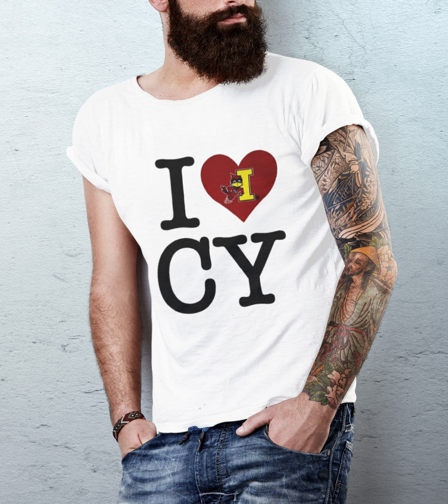 Iowa State Cyclones I Heart CY T-Shirt