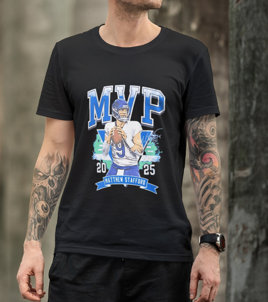 Matthew Stafford MVP 2025 Los Angeles Rams T-Shirt