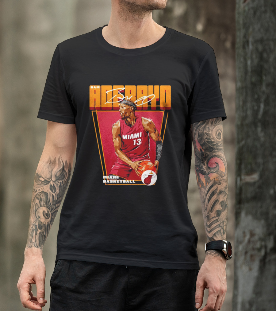 Bam Adebayo Miami 13 Basketball Heat T-Shirt