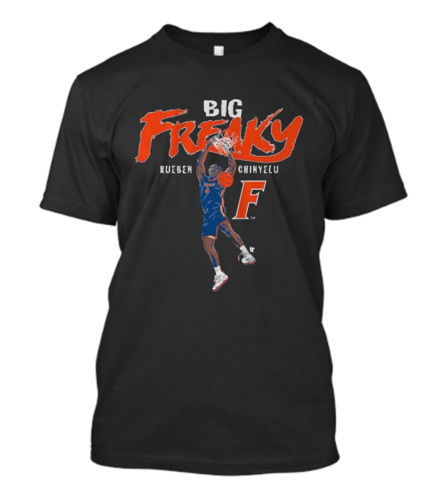 Rueben Chinyelu Big Freaky Florida Basketball T-Shirt