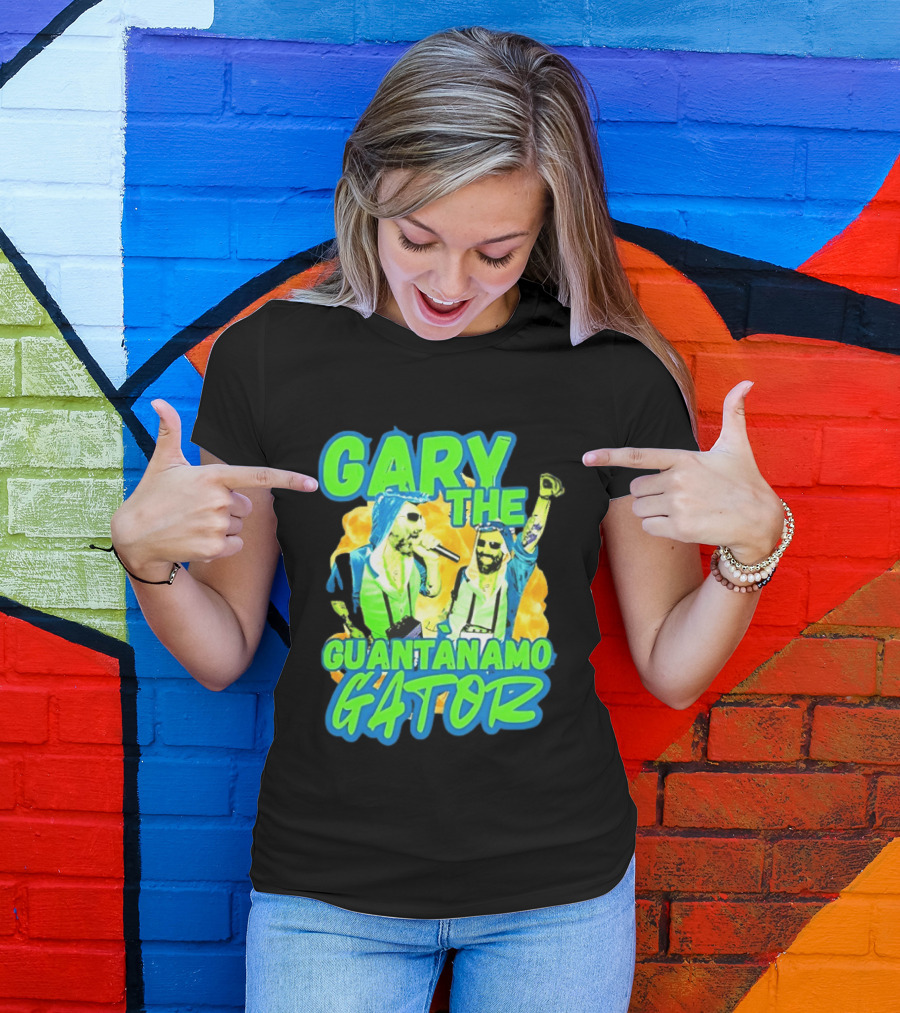 Gary The Guantanamo Gator Retro Pop Culture T-Shirt
