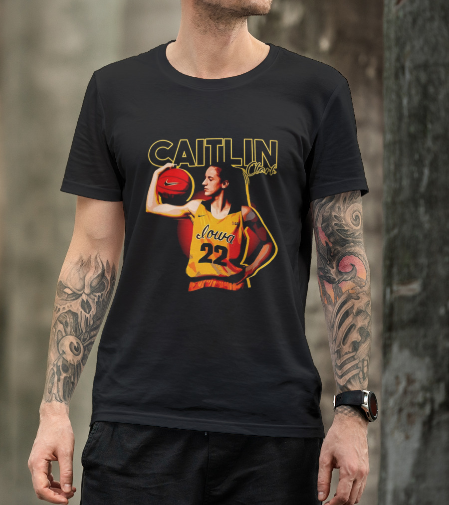 Caitlin Clark Iowa Basketball 22 Nike T-Shirt