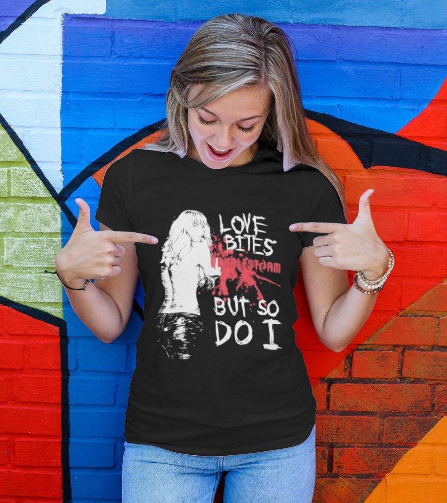 Halestorm Love Bites But So Do I Middle Finger Women's Clothing T-Shirt